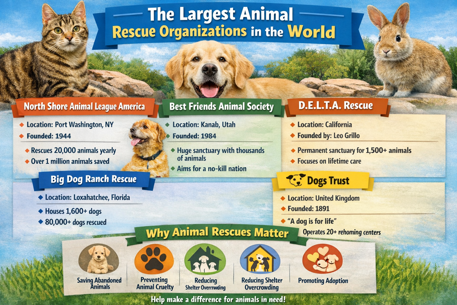 What Are the Largest Animal Rescues in the World?